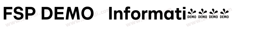FSP DEMO   Informati字体转换